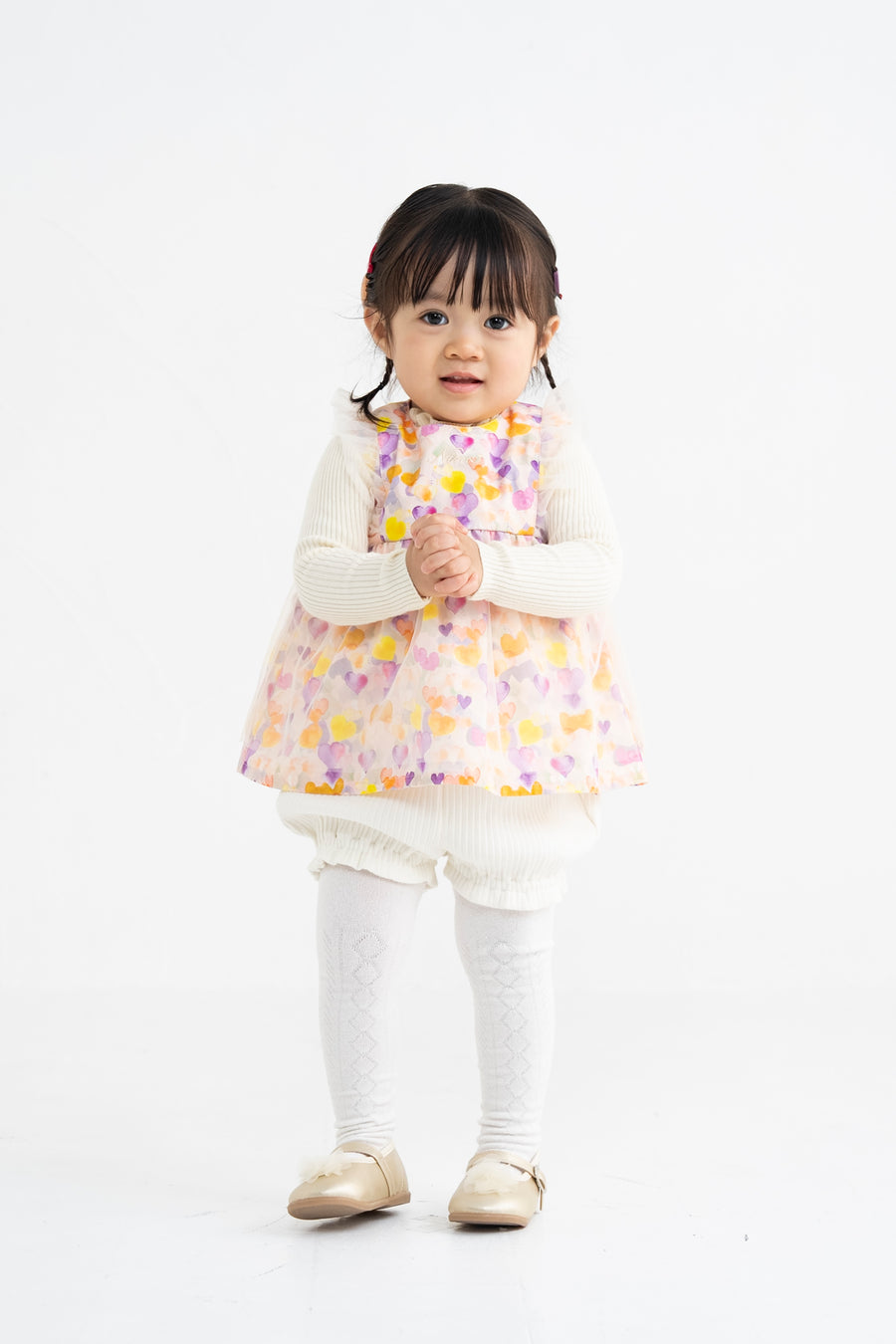 ハートプリント　Babyスーツ☆