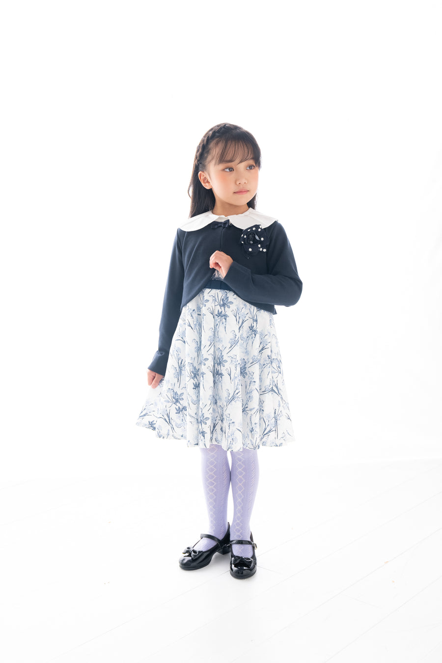 ボタニカルプリントワンピース（オケージョンセットA）