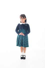 ローズフラワージャガード ワンピース