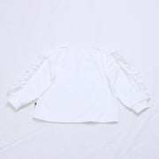 オリジナルねこプリント　袖フリルロングTee☆