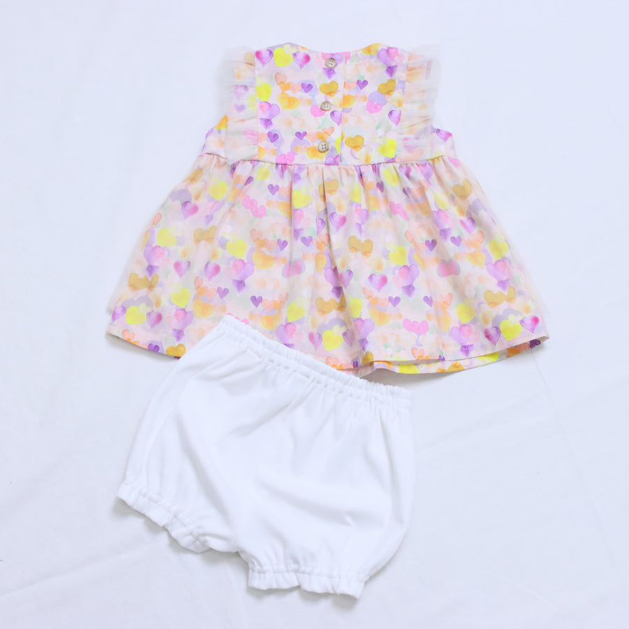 ハートプリント　Babyスーツ☆