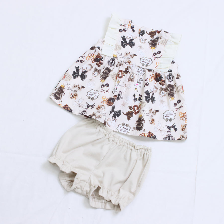 オリジナルねこプリント　Babyスーツ☆