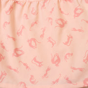 ティアードねこプリントワンピース