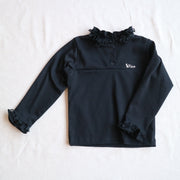 [90~120cm] Ruffled collar T-shirt