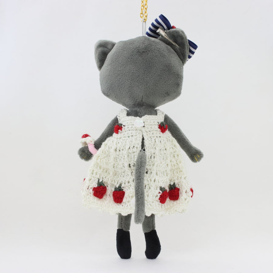 いちごのあみあみワンピース