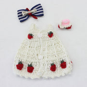 いちごのあみあみワンピース