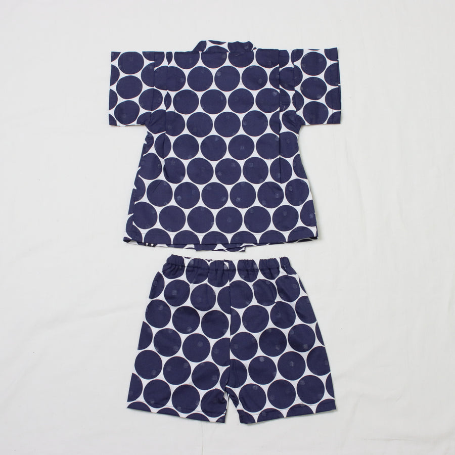 ドットプリント甚平スーツ