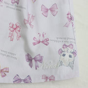 リボンねこオリジナルプリントスカート