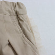 パール釦 6分丈パンツ