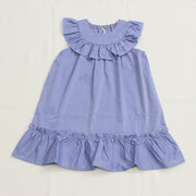 York frill cat embroidery dress