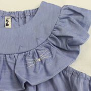 York frill cat embroidery dress