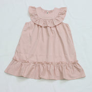 York frill cat embroidery dress