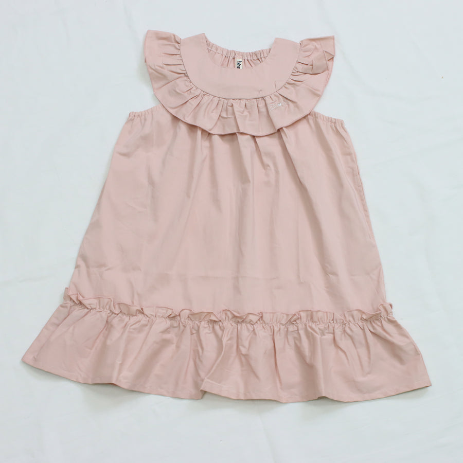 York frill cat embroidery dress