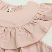 York frill cat embroidery dress