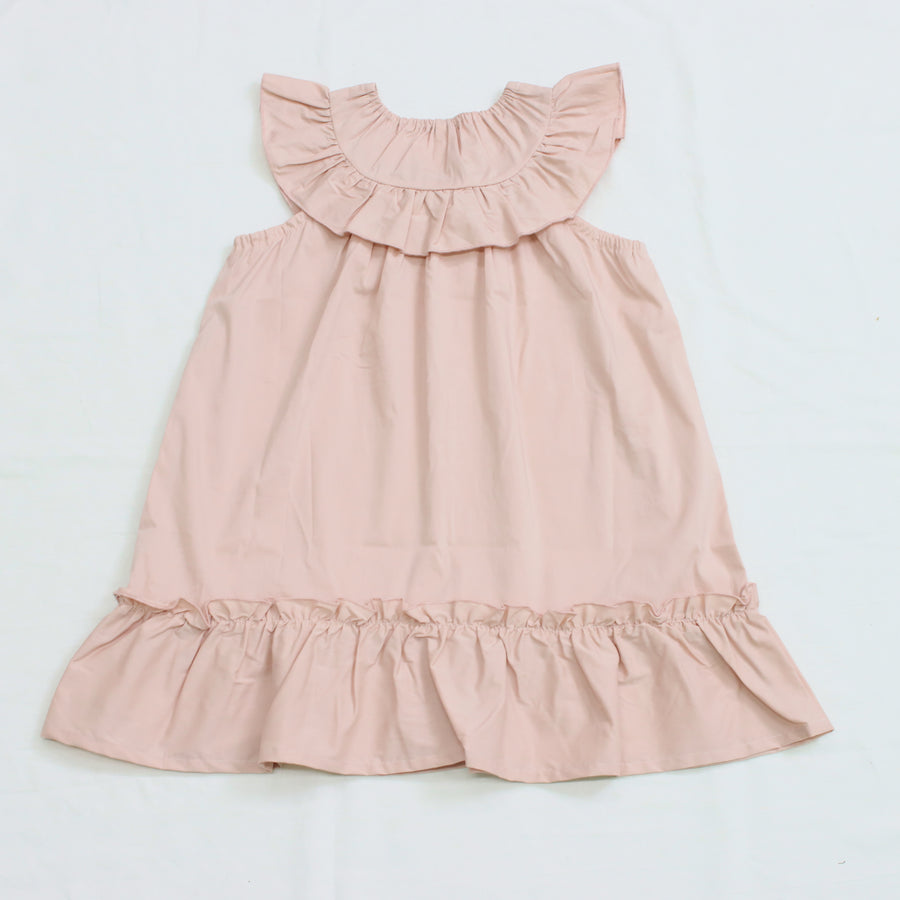 York frill cat embroidery dress