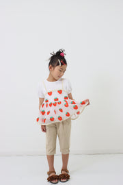 パール釦 6分丈パンツ