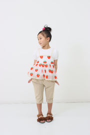 パール釦 6分丈パンツ