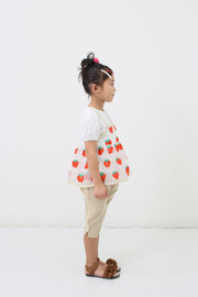 パール釦 6分丈パンツ