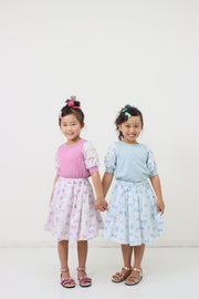 リボンねこオリジナルプリントスカート