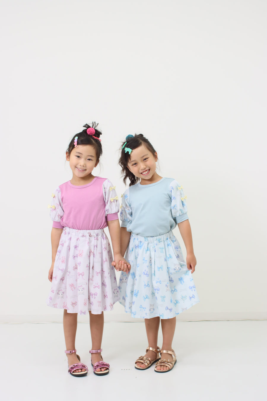 リボンねこオリジナプリントTシャツ