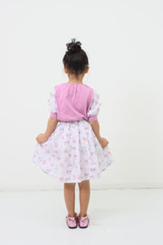 リボンねこオリジナルプリントスカート