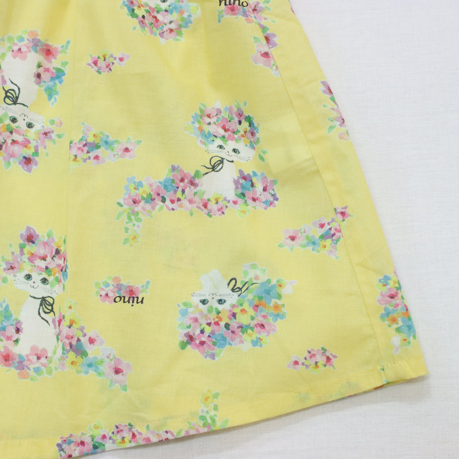オリジナルはなねこプリントワンピース