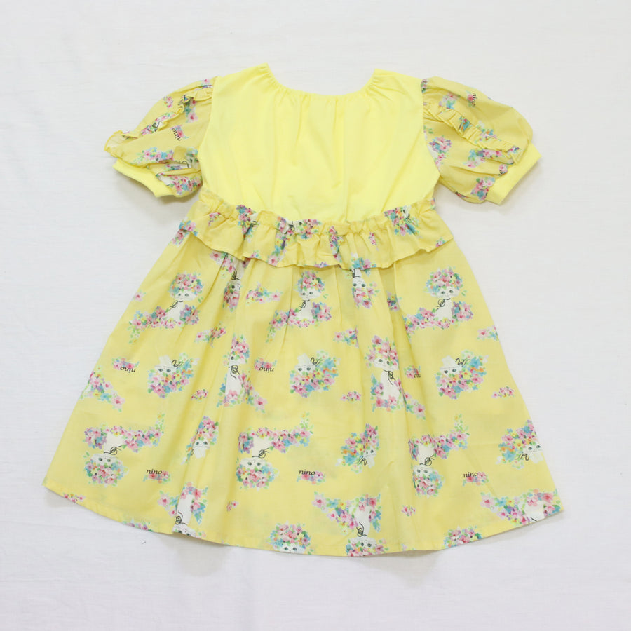 オリジナルはなねこプリントワンピース