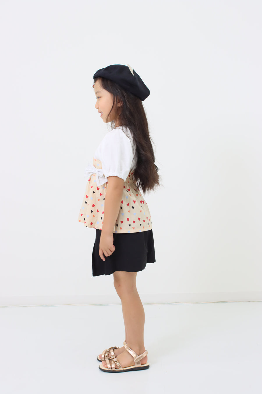 パール釦 ショートパンツ