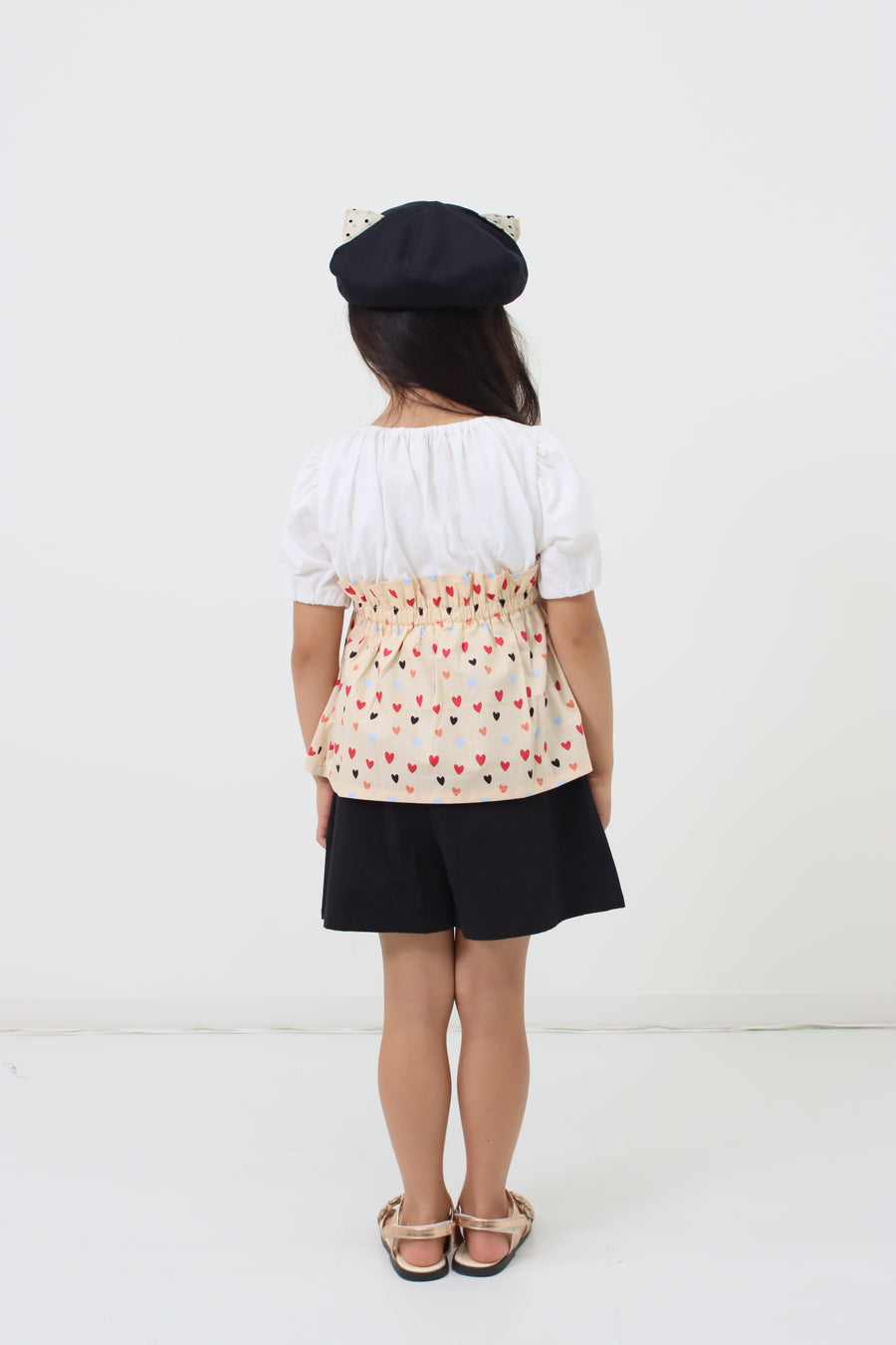 パール釦 ショートパンツ