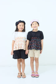 パール釦 ショートパンツ