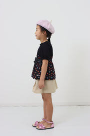 パール釦 ショートパンツ