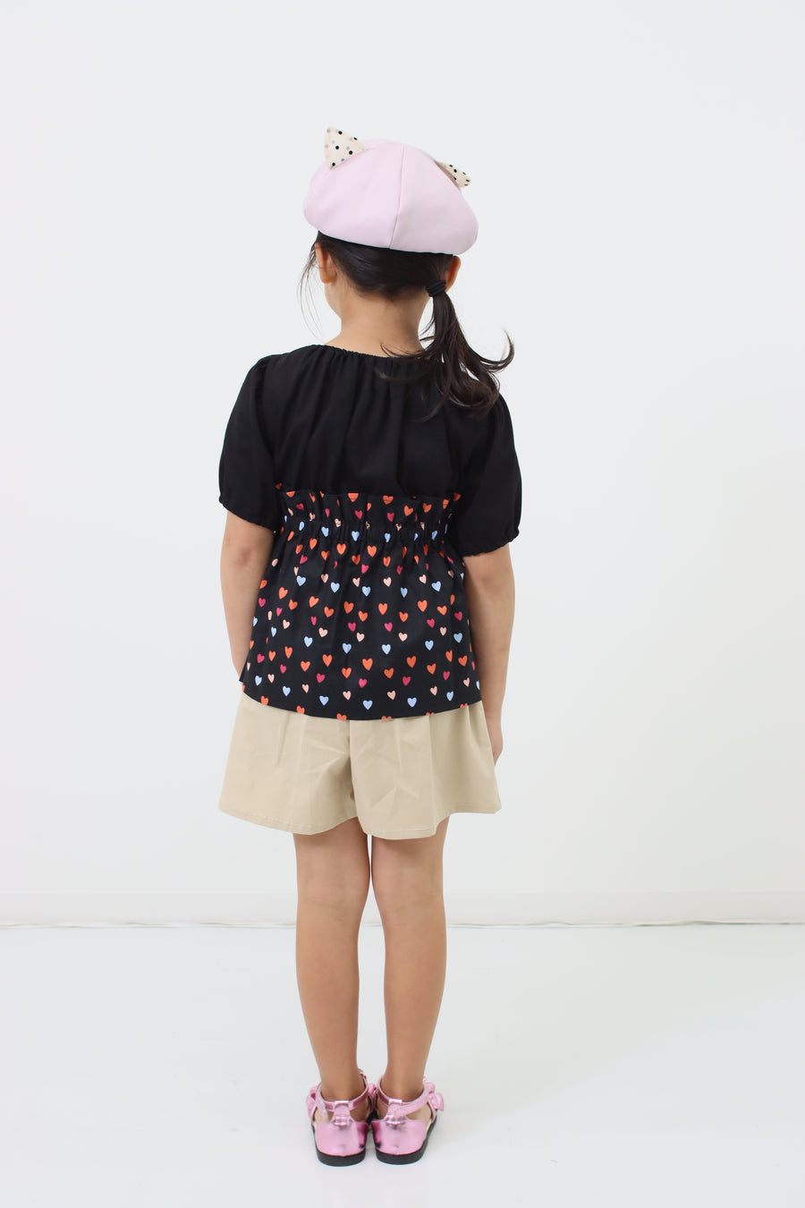 パール釦 ショートパンツ