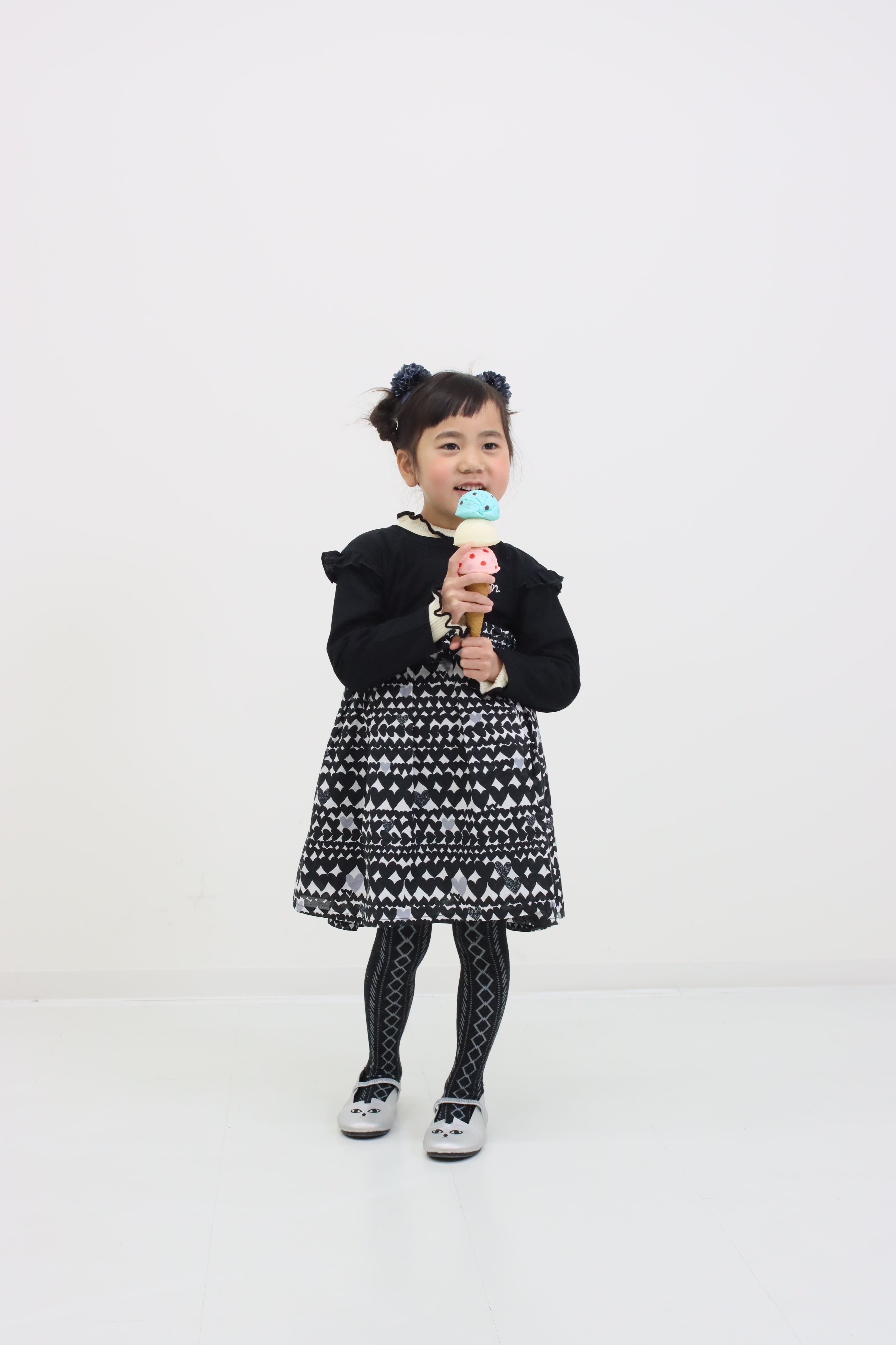 ハート＆ねこプリントワンピース – nino（ニノ）公式オンラインショップ