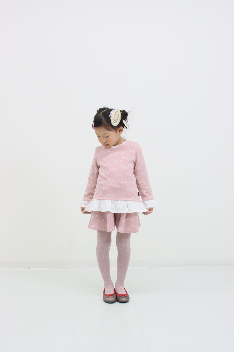 オリジナルロゴジャガードロングTシャツ