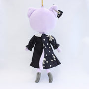 リボン×ドット柄のアシンメトリーワンピース