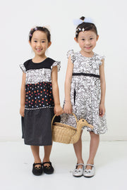 Heart logo print dress