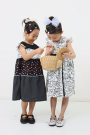Heart logo print dress