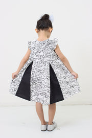 Heart logo print dress
