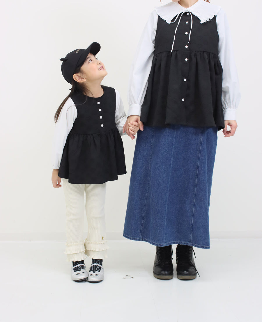 ハートジャガードチュニック （大人ジレ）