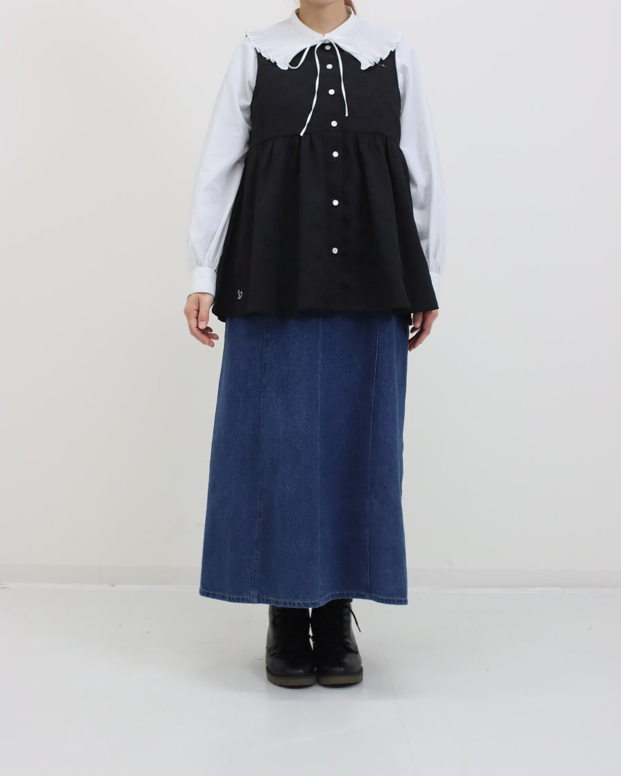 ハートジャガードチュニック （大人ジレ）
