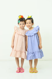 York frill cat embroidery dress