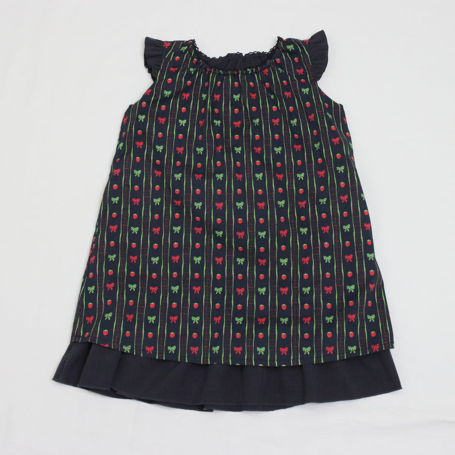 リバーシブルnino刺繍ジャンパースカート