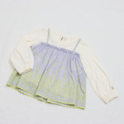 カットワークレース　ロングTシャツ