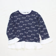 オリジナルロゴジャガードロングTシャツ