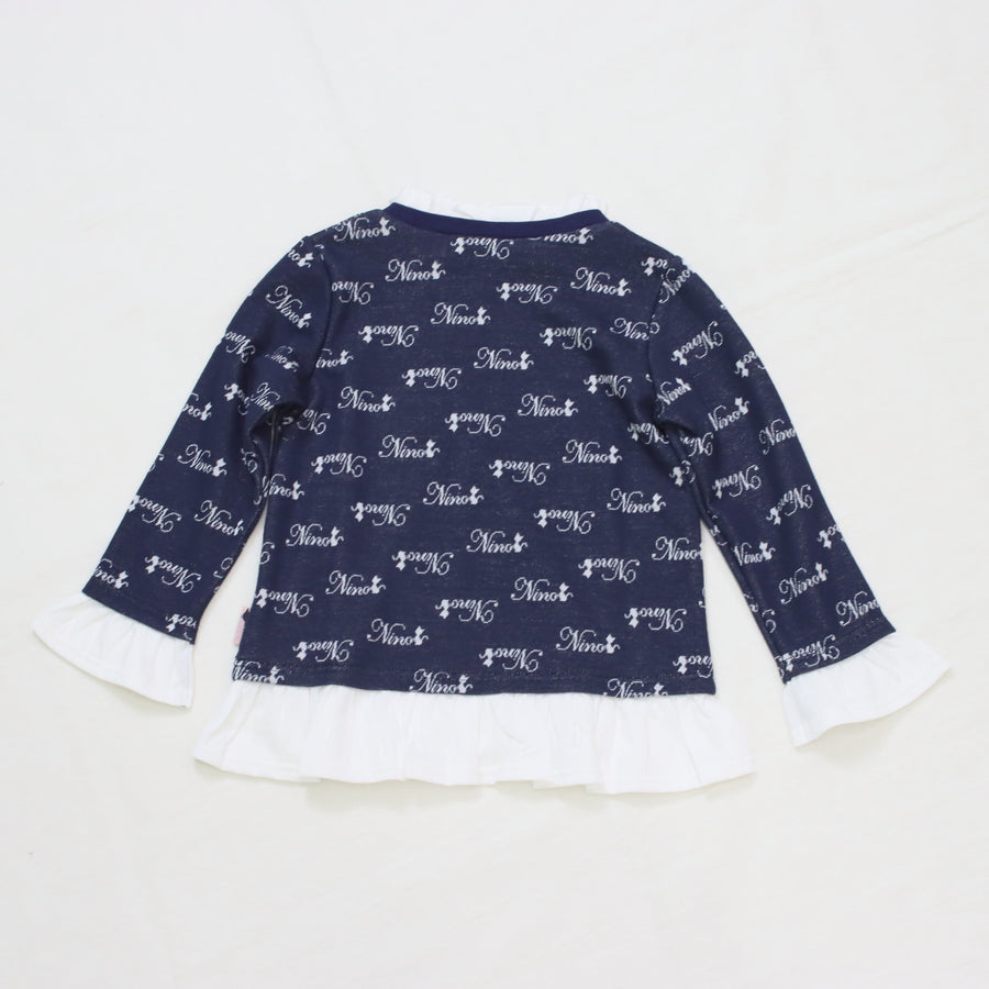 オリジナルロゴジャガードロングTシャツ