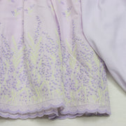 カットワークレース　ロングTシャツ