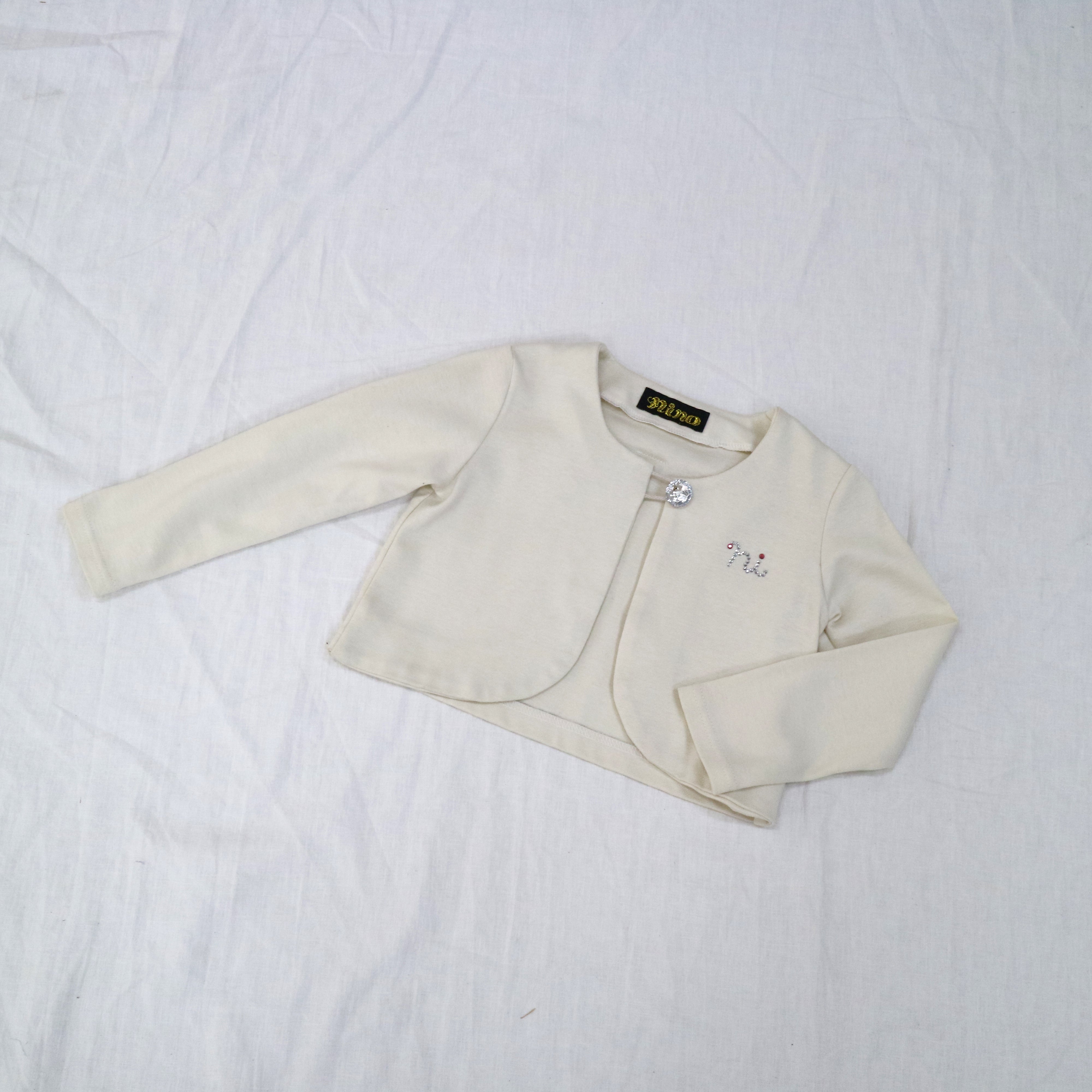 リボンボレロジャケット（コットンポンチ）