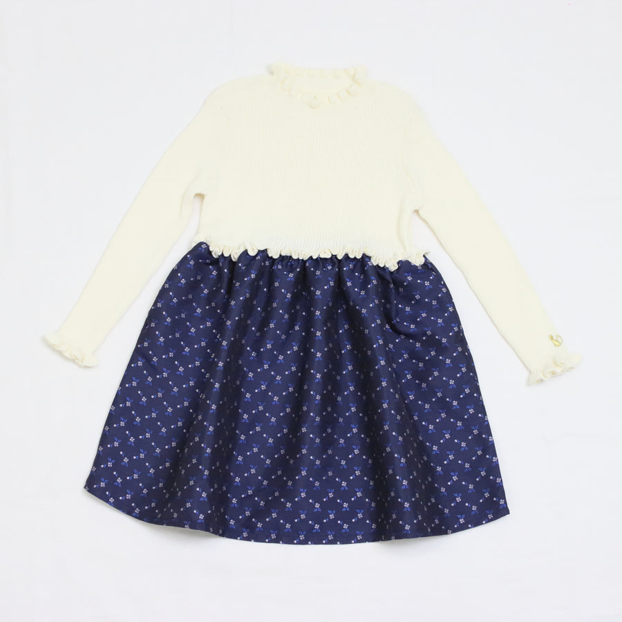 KNITドッキングワンピース