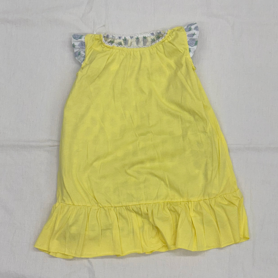 【90～120cm】リバーシブルワンピース/ シアーチェックストロベリー