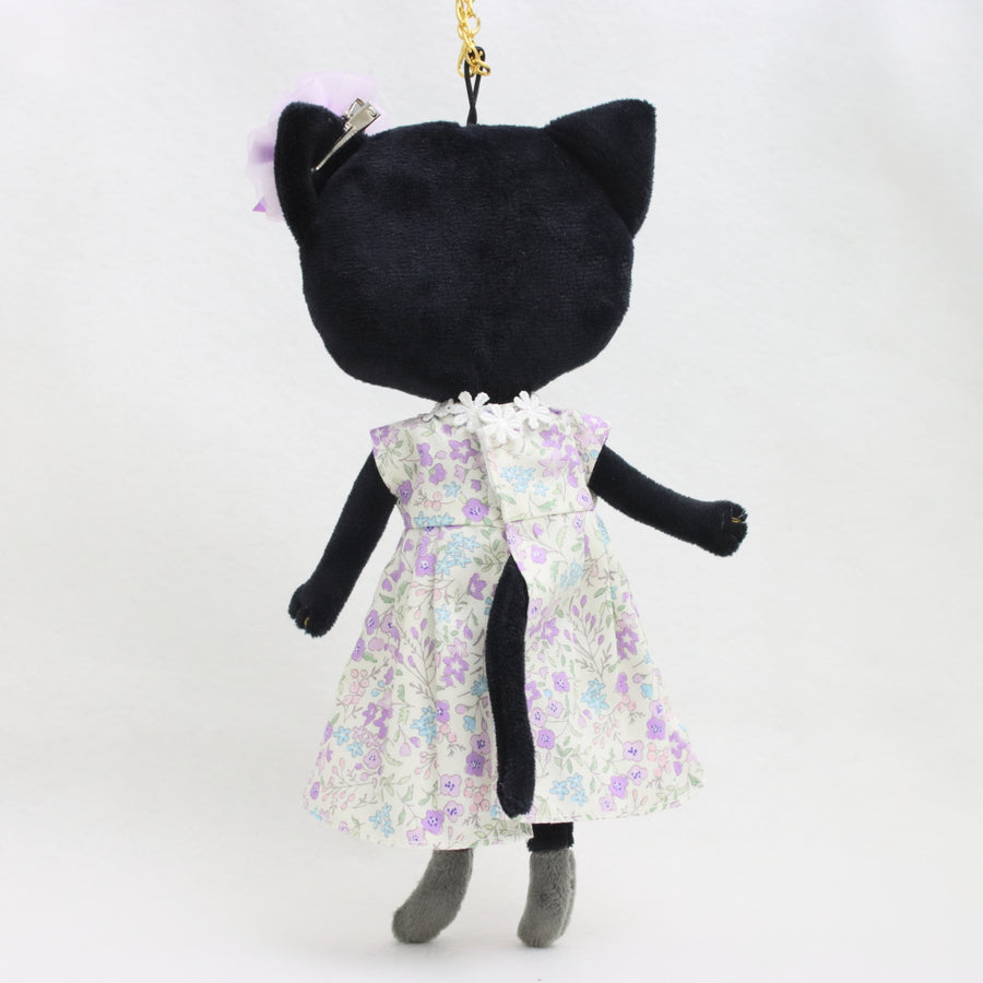 【着せ替え服】ラベンダー小花柄ワンピース